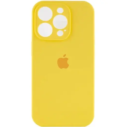 Чохол Epik Silicone Case Full Camera Protective (AA) для Apple iPhone 16 Pro (6.3) Жовтий/Yellow - фото 1