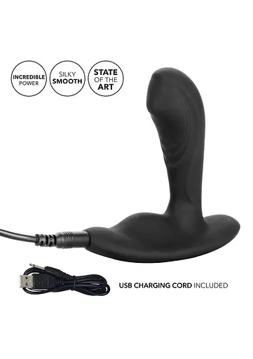 Стимулятор простати CalExotics Eclipse Roller Ball Probe, 10.3 см чорний - фото 4