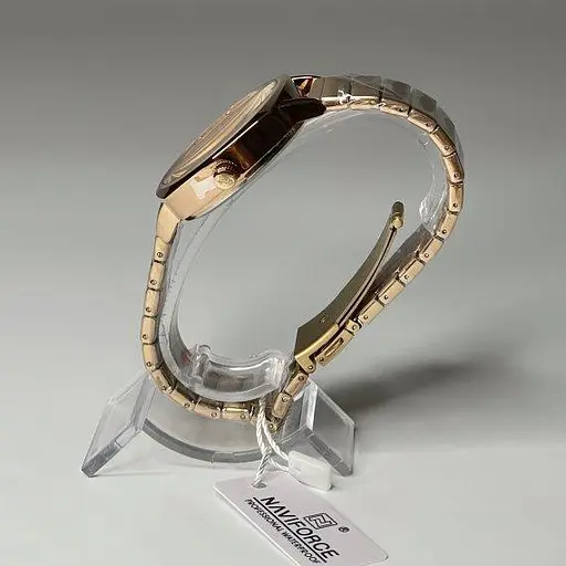 Жіночий наручний годинник Naviforce Rome (Рожеве золото) - фото 6