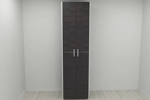 Шкаф Гардероб Уни секция 7 серии Конект Ferrum-decor 220x60x50см Белый металл ДСП Венге Магия 16 мм (FRD-104568) - фото 4