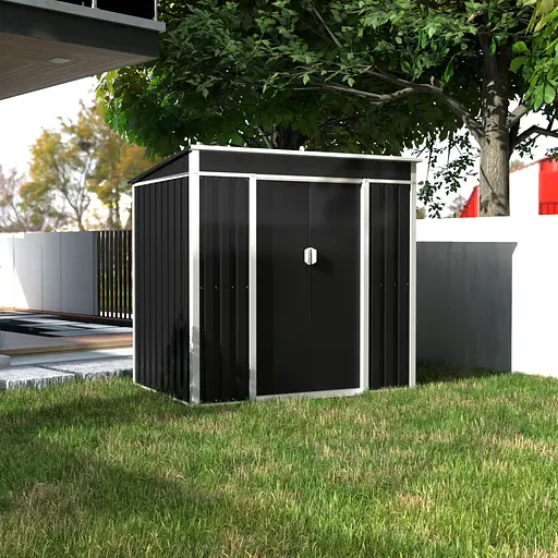 Хозблок-сарай металлический SS-02 (185х180х120см.) - фото 4