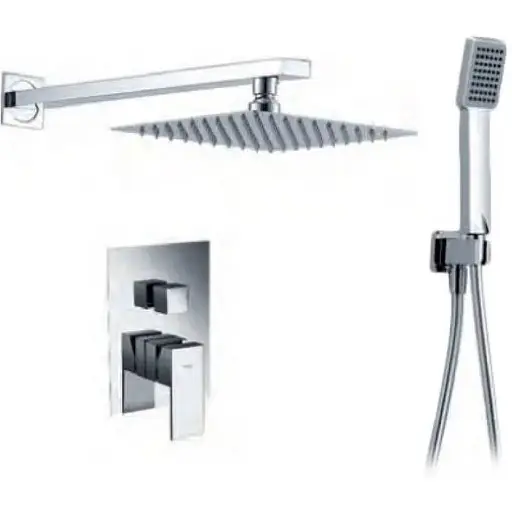 Душова система прихованого монтажу Imex Dublin хром GPE006, Хром - фото 1