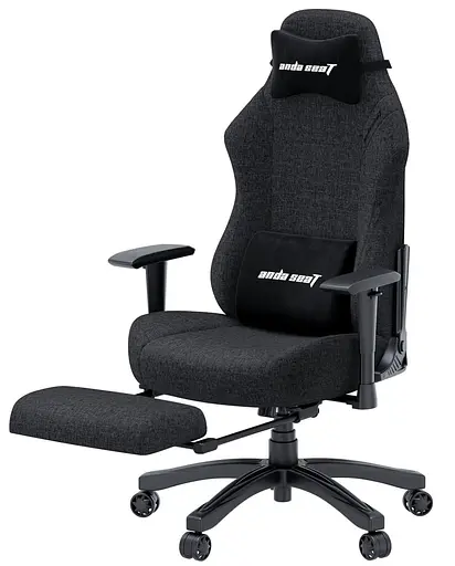 Ігрове крісло Anda Seat Luna Pro Dark Gray Fabric Size L (AD18T-44-GB-F) - фото 3