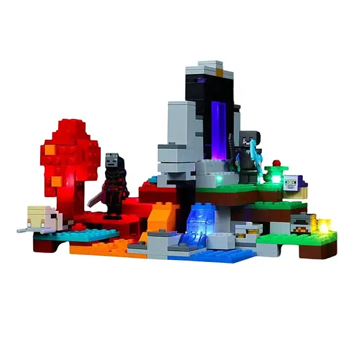 Набор светодиодных светильников совместимый с Lego 21172 Minecraft