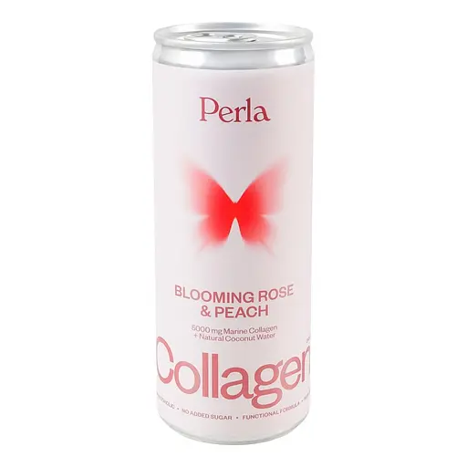 Напій з колагеном зі смаком троянди та персика Collagen Perla Helsa 250 мл x 4
