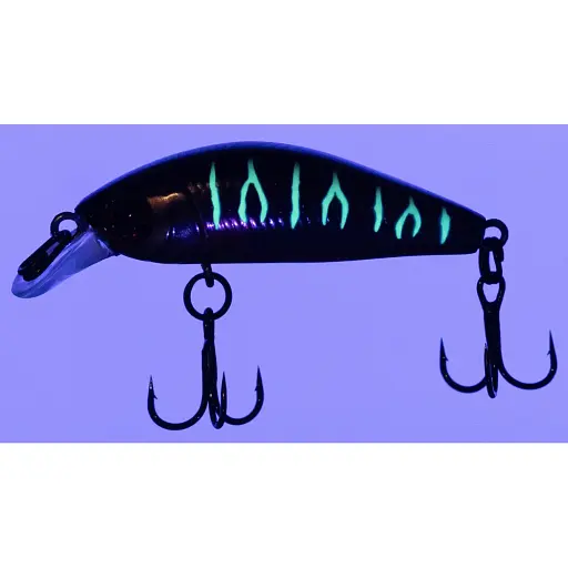 Воблер Jackall Chubby Minnow 35мм 2.3г UV UL Tamamushi Tiger - фото 3