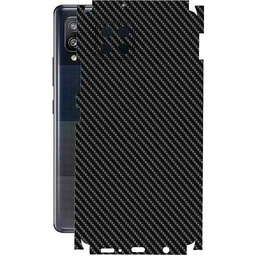 Захисна плівка StatusSKIN для Samsung Galaxy A42 5G A426 Корпус Вініл Карбон чорний - фото 1