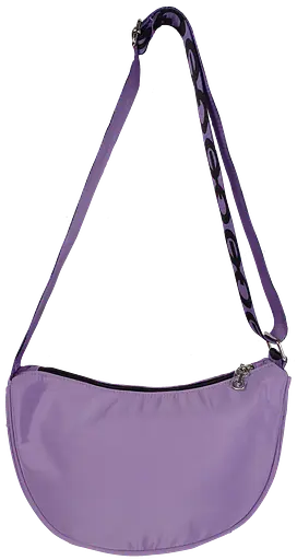 Женская наплечная сумка Looks Hip Bag by Wolfgang Joop лиловая sum0028695 - фото 3