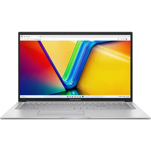 ASUS Ноутбук Vivobook 17 X1704VA-AU756 17.3" FHD IPS, Intel i3-1315U, 16GB, F512GB, UMA, NoOS, Серебристый