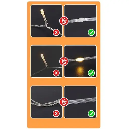 Гирлянда Sun Lamp уличная садовая 100 м 1000 LED светодиодные внешние фонари IP67 защищенные водонепроницаемые - фото 8