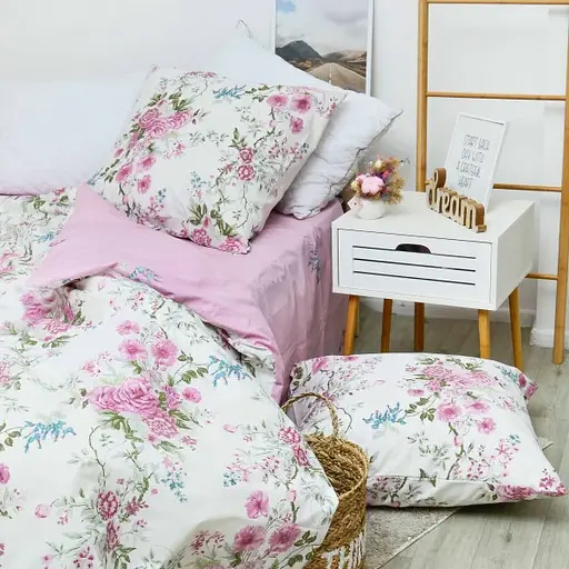 Комплект постільної білизни Viluta сімейний ранфорс 21138 100% бавовна - фото 4