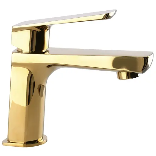 Змішувач для умивальника Topaz Lexi TL- 21201-H57-AUV Золотий - фото 4