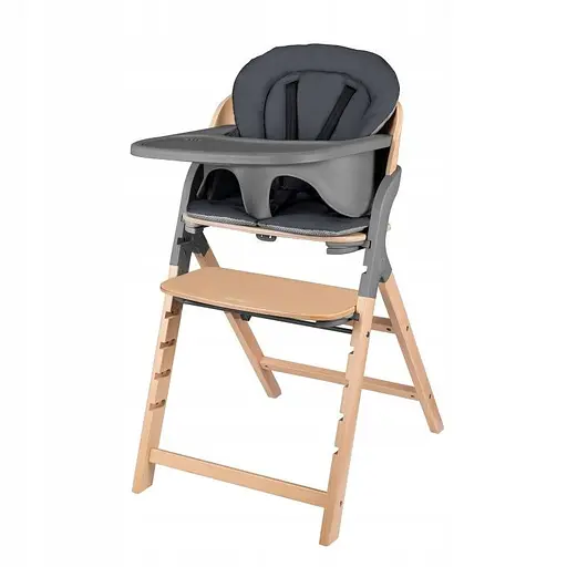 Багатофункціональний стільчик Lionelo Megan Grey Wood (LO-MEGAN GREY WOOD) - фото 1