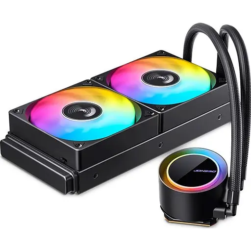 СВО Jonsbo TG-240 Black (Intel LGA1700/1200/115X/2011; AMD AM4/AM5/4PIN PWM) (TG-240 Black) - фото 2