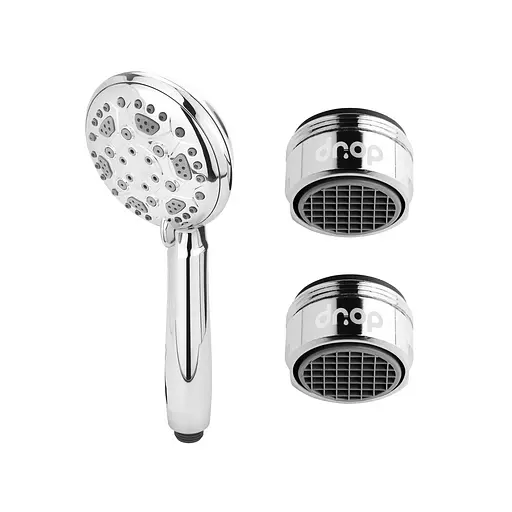 Набор для экономии воды Drop PM2+MULTI100G (лейка для душа + 2 аэратора) - Экономия 66%