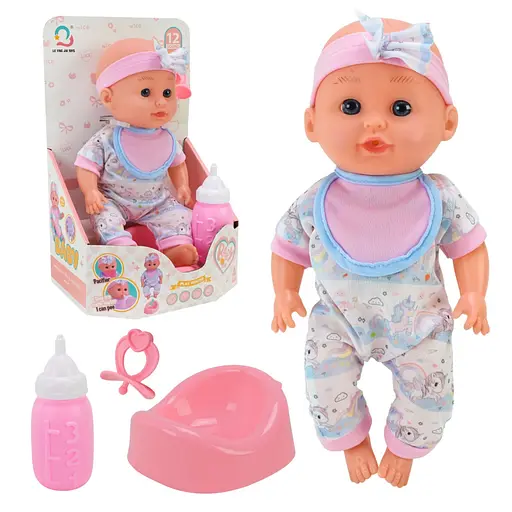 Детский игровой пупс H06-6 пьет, писает, с аксессуарами