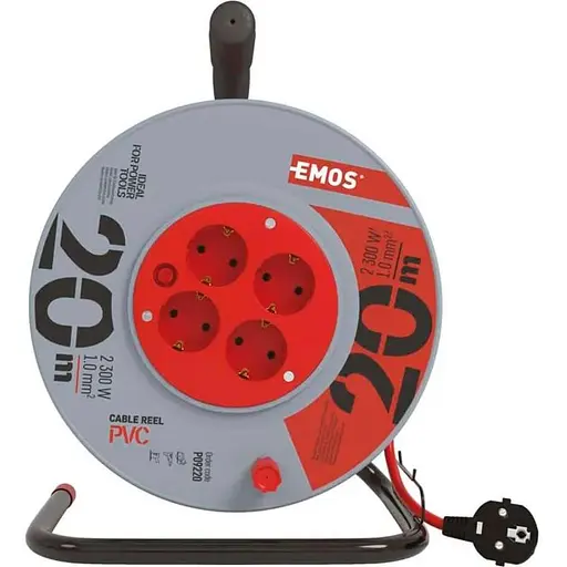 Сетевой фильтр-катушка 4 роз., 20 м (P09220) - фото 2