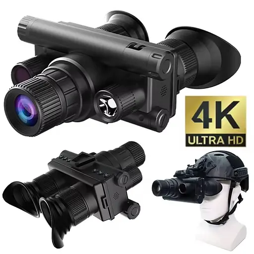 Окуляри нічного бачення ПНБ з відео/фото записом у 4K для кріплення на шолом Nectronix Z9157, до 600 метрів (101171) - фото 2
