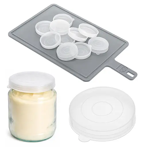 Набір із 10 поліетиленових майонезних кришок 87988 - фото 4