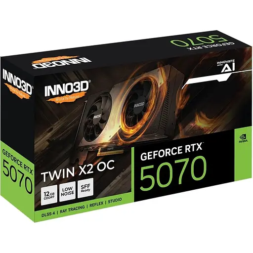 Видеокарта Inno3D GeForce RTX 5070 Twin X2 OC 12G (N50702-12D7X-195064N) EU [135688] - фото 10