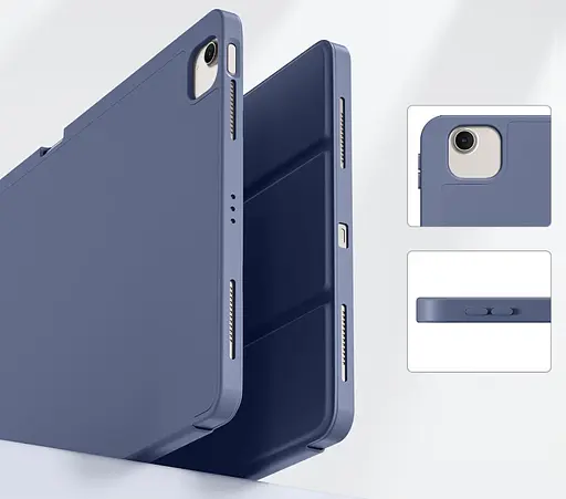 Чехол-книжка CDK для Apple iPad Air 13" M3 2025 экокожа/силикон Smart Case cлот cтилус (017899) lavender - фото 4