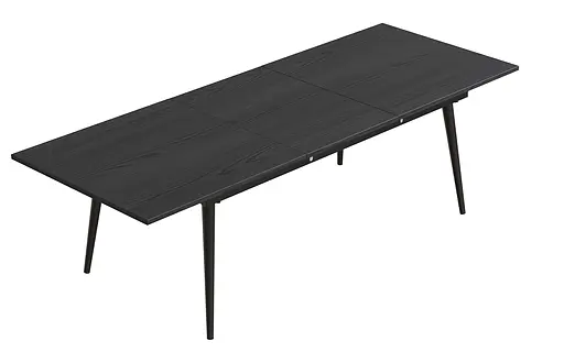 Стіл журнальний трансформер Dandi Small Ferrum-decor 45x120(160)x60 Чорний метал ДСП Сосна Кембра 16 мм (FRD-106786) - фото 4