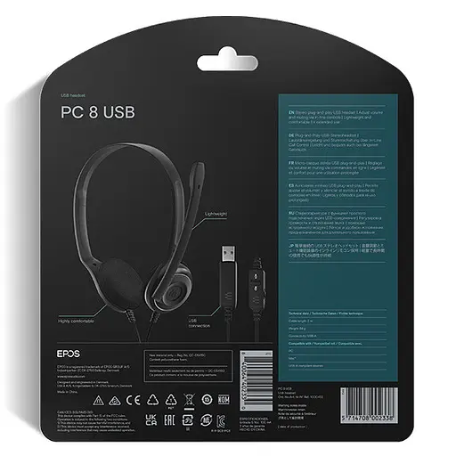 Наушники Comm PC 8 USB Epos teh0021224 - фото 3