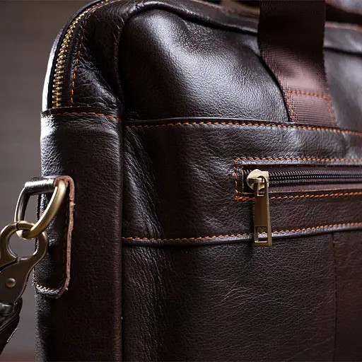 Сумка чоловіча під ноутбук Vintage 40х31х6,5 см sum0028932 - фото 7