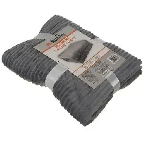 Двостороння ковдра 1,6х2 м сіра Ruhhy 24494 - фото 1