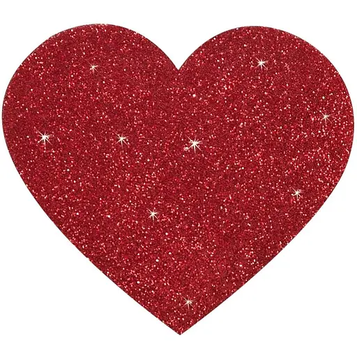 Наклейки для сосків Cottelli Accessoires Titty Sticker Heart червоний