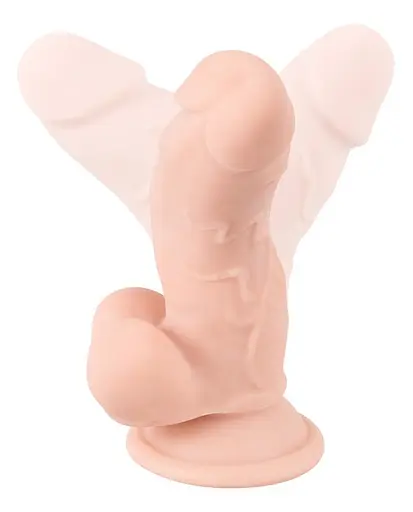 Фалоімітатор Orion Nature Skin Small Bendable 17 см тілесний - фото 4
