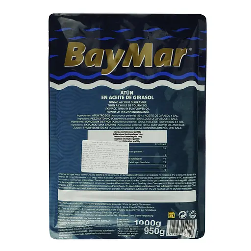 Тунец BayMar в подсолнечном масле 1 кг - фото 2