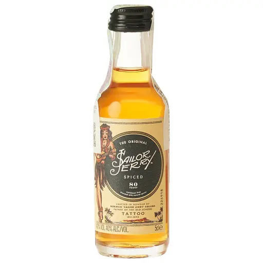 Ром Sailor Jerry Spiced, 40%, 0,05 л - фото 1