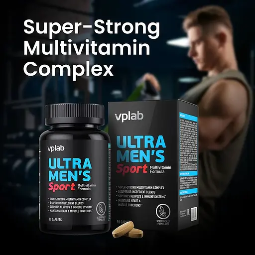 Мультивитаминный комплекс Vplab Ultra Men's Sport Multivitamin 180 капсул - фото 6