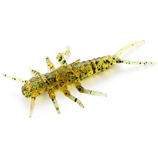 Силікон FishUP Stonefly 0.75" (12шт) #036 - Caramel/Green & Black