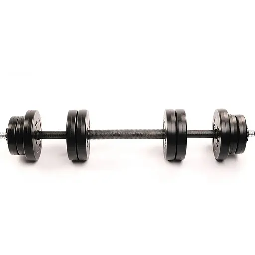 Гантелі Elitum 2х16кг + подовжувач грифа для штанги - фото 4