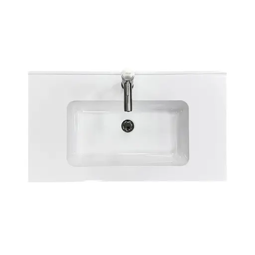 Раковина накладная Adamant FLATE 80, прямоугольная, с сифоном Click-Clack + смеситель (4824296207801) - фото 5