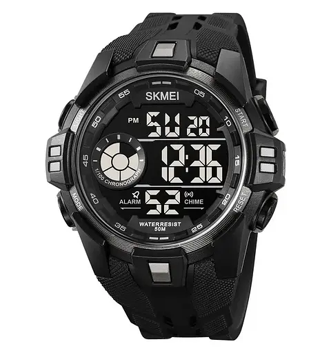 Годинник чоловічий спортивний наручний Skmei 2123 (Чорний з сірим)