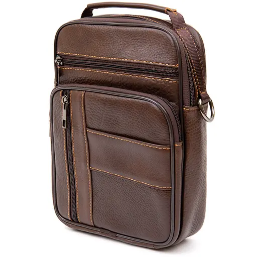 Чоловік шкіряний месенджер Vintage 20х25х6 см sum0013974 - фото 1