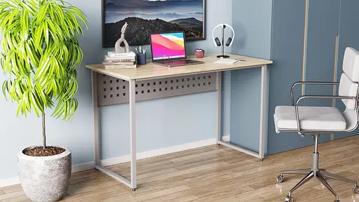 Комп'ютерний стіл Ferrum-decor Майк 75x120x70 сірий ДСП Дуб Сонома 16мм (FRD-101808)