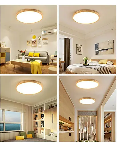 Стельовий світильник Polux 319012 Woody Led 1x24W 4000K 2600Lm IP20 Beige - фото 4