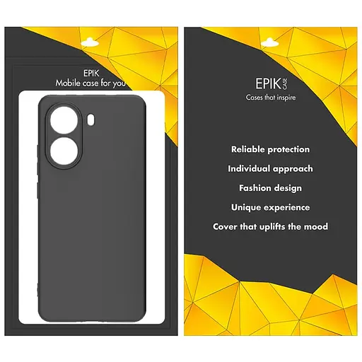 Чехол TPU Epik Black Full Camera для Xiaomi Poco X7 Pro Черный - фото 4