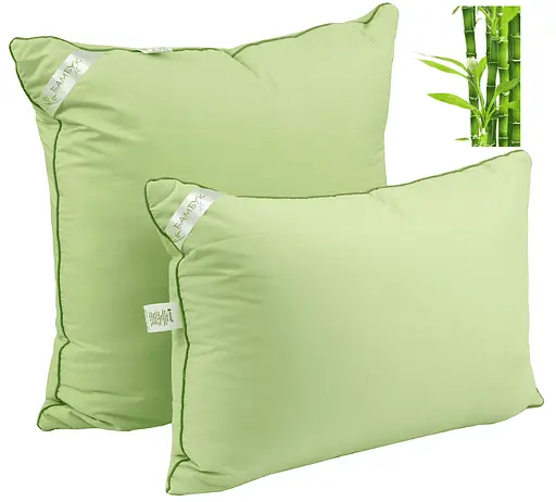 Подушка Руно 70х70 бамбуковая салатовая 313.52БКУ_Салатовый - фото 3
