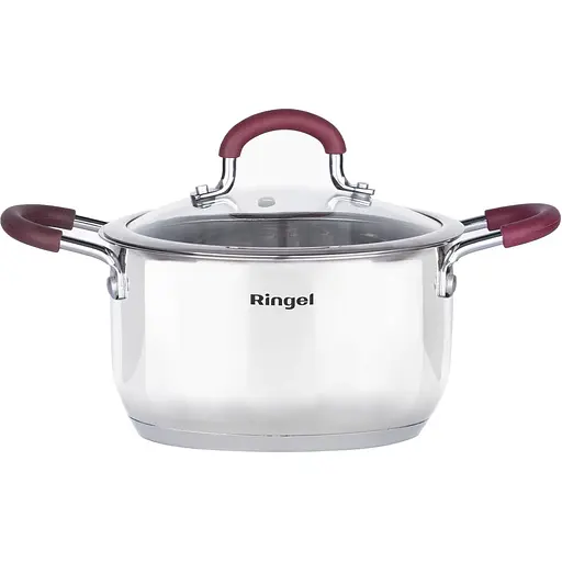 Каструля Ringel Ingrid зі скляною кришкою 16 см 1.6 л (RG-2001-16) - фото 1