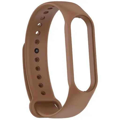 Силіконовий ремінець для Xiaomi Mi Band 7/6/5 Коричневий / Brown - фото 2