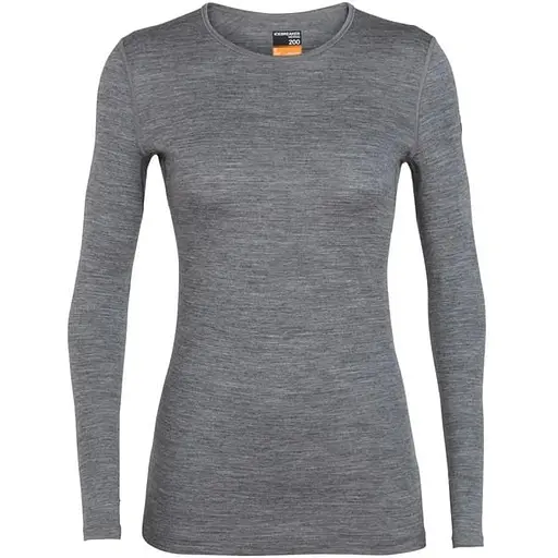 Термокофта Icebreaker 200 Oasis LS Crewe Wmn Gritstone XS (1052-104 375 013 XS)