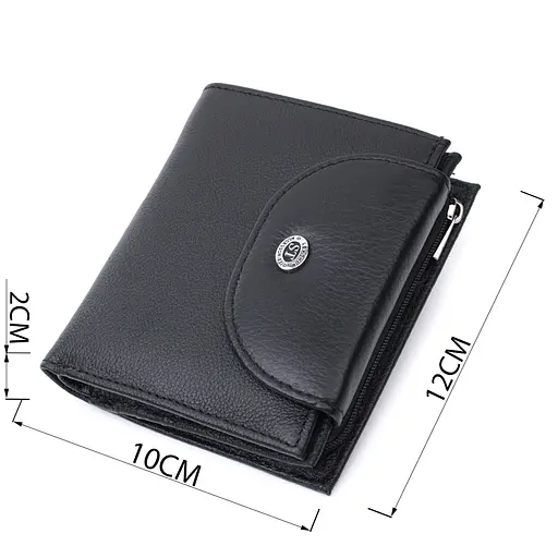Кожаный женский кошелек ST Leather 12х10х2 см acs0029425 - фото 3