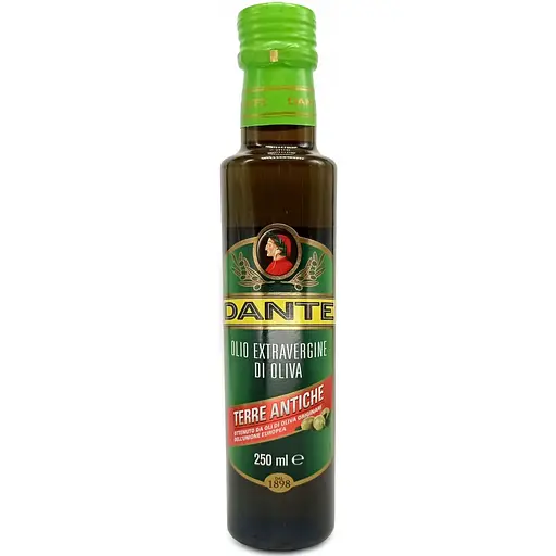 Оливкова олія Dante Terre Antiche Extra Virgin першого холодного віджиму 0.25 л