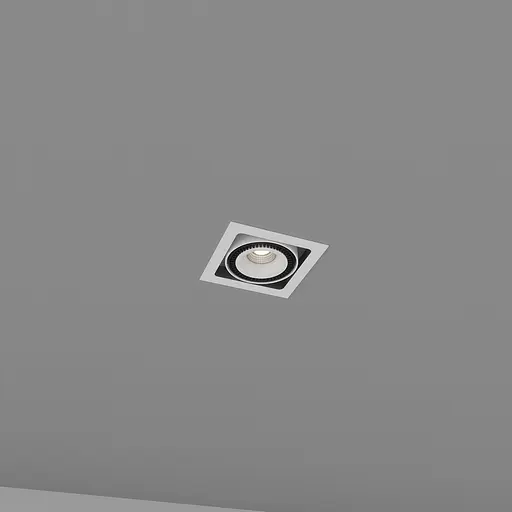 Встраиваемый светильник Skarlat RGL7116-1 1x18W WH+BK 4000K