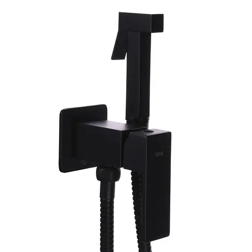 Набір гігієнічного душа прихованого монтажу Topaz Odiss TO 18604-H62-BB, Чорний матовий - фото 1